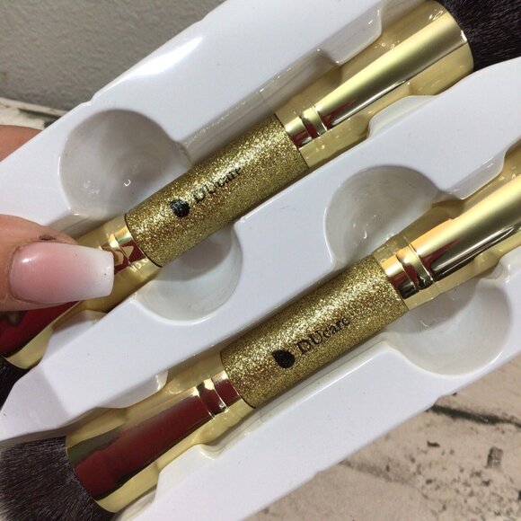 Ducare Makeup Brushes Duo End Foundation Powder Buffer and Contour Synthetic - Picture 2 of 8